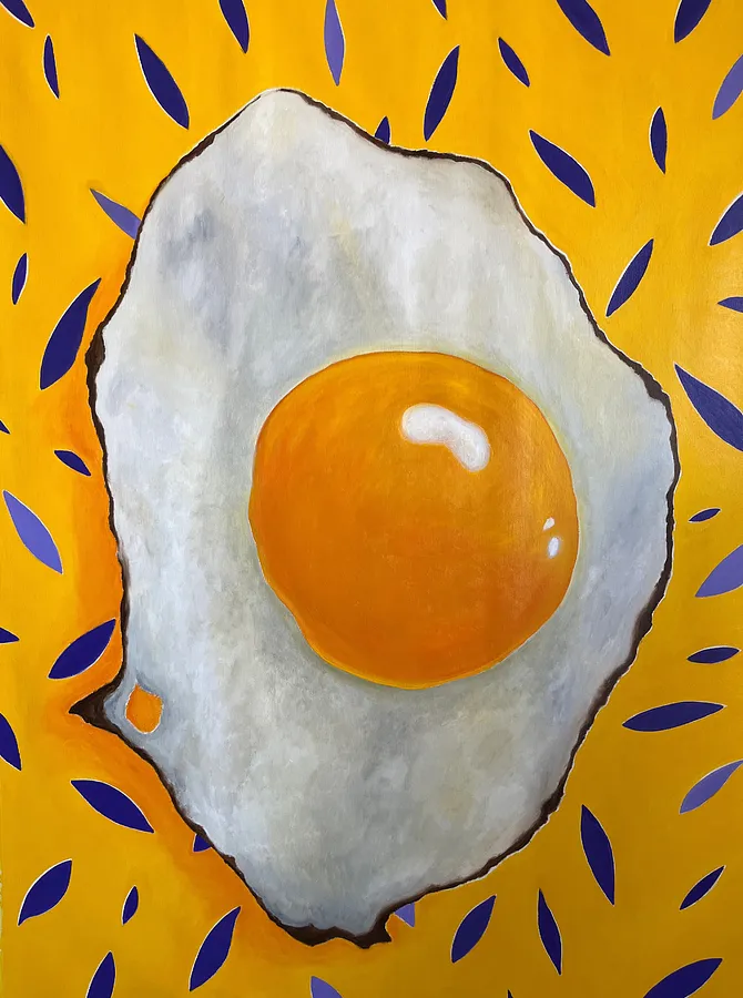 Image of Yellow by Soloninkina, size: 96*69, made of Oil, canvas, Painting medium, priced at €450